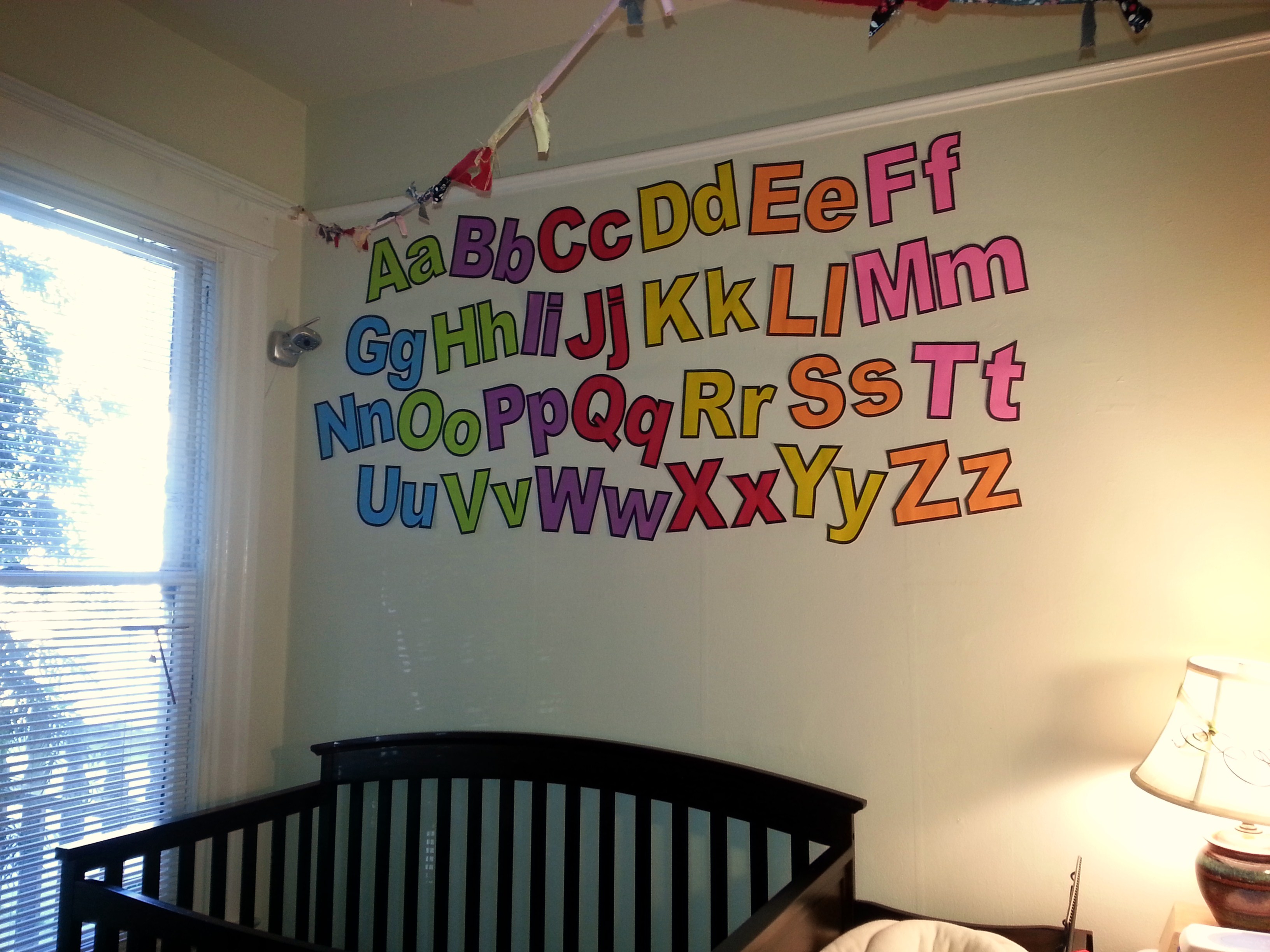Today S Hint Diy Budget Friendly Nursery Wall Letters Mama