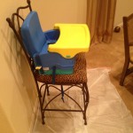 Today’s Hint: DIY Disposable High Chair Splat Mats