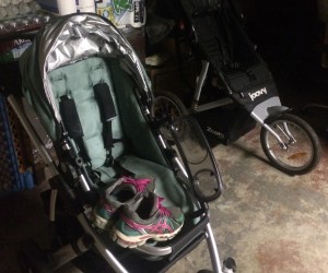 running with uppababy vista