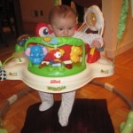 Today’s Hint: A Fix for When Baby is Too Short for the Exersaucer or Jumperoo 