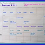 Weekly calendar - general overview
